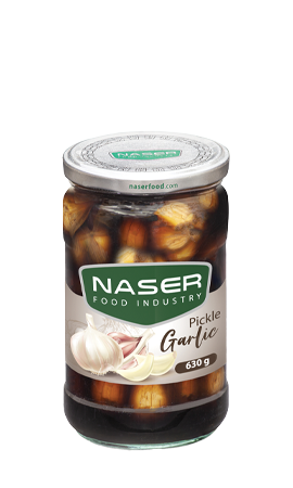 Brown Garlic Pickles – Glass Jar